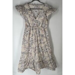 Moon River Anthropologie L Boho Romantic Cottagecore‎ Feminine Ruffled Tropical